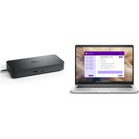 BUNDLE DELL PRO14 PLUS NOTEBOOK, 14" FHD+ IR, U7-268V& WD25 PRO DOCK FOR $100