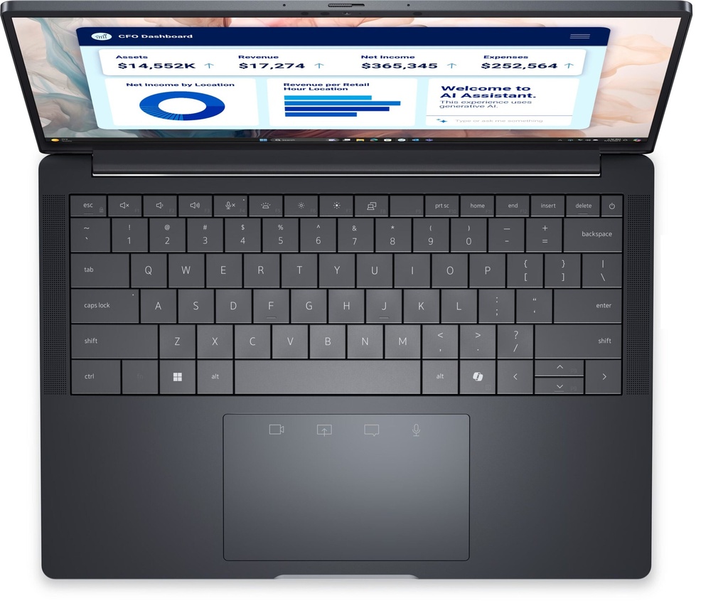 BUNDLE DELL PRO14 PREM NOTEBOOK, 14" QHD+ IR, U7-365, 32GB & BONUS KM746 RECHARGEABLE KBM