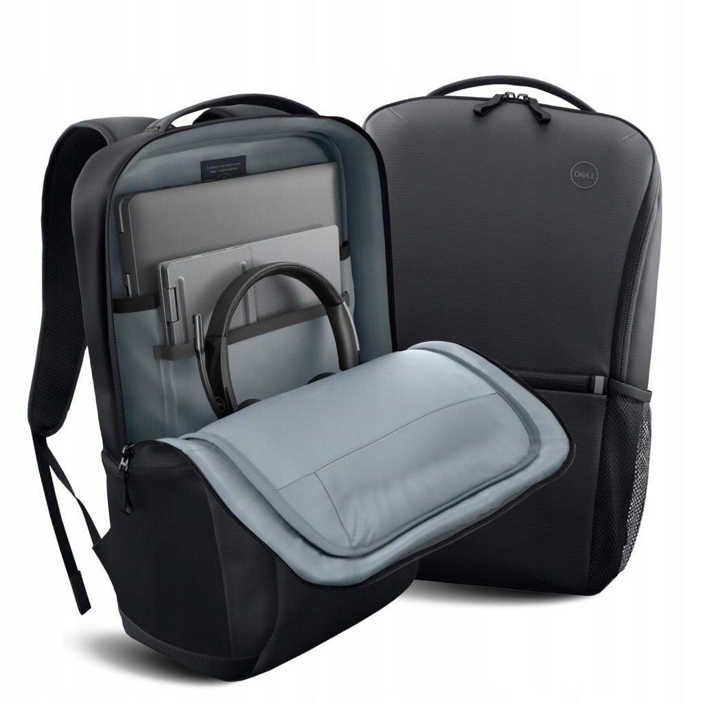 DELL ECOLOOP ESSENTIAL BACKPACK (CP3724), FITS UP TO 16", (BLACK), 1YR