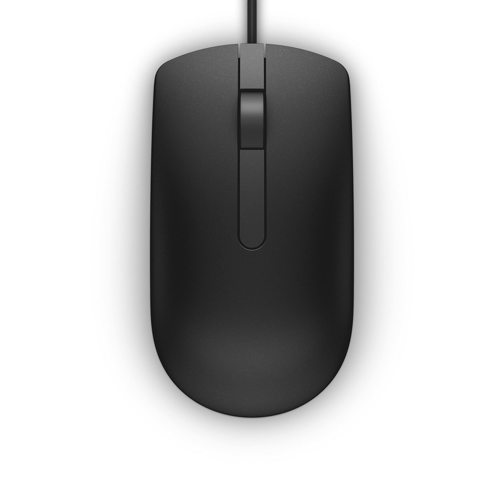 DELL MS116 WIRED USB OPTICAL MOUSE - BLACK, 1YR